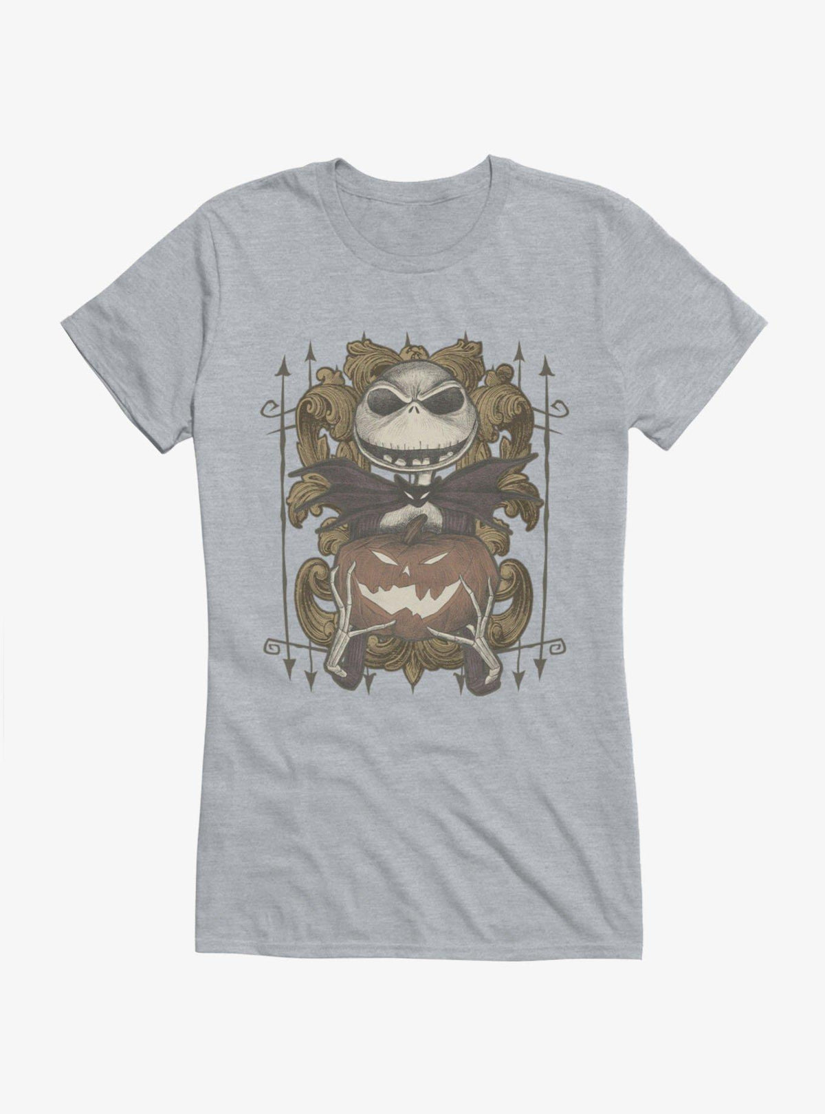 spooky holiday Jack Pumpkin Flourish Girls T-Shirt Hot Topic Exclusive
