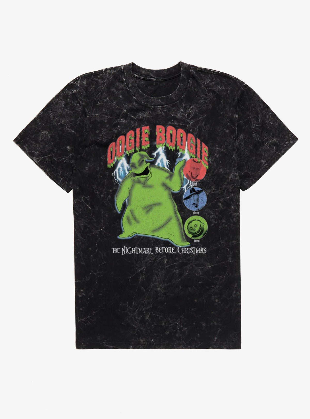 spooky holiday Oogie Boogie Mineral Wash T-Shirt Hot Topic Exclusive