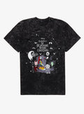 spooky holiday Stars Mineral Wash T-Shirt Hot Topic Exclusive