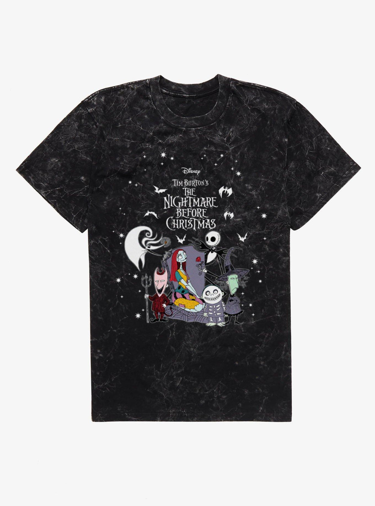spooky holiday Stars Mineral Wash T-Shirt Hot Topic Exclusive