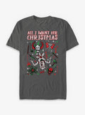 Stranger Things Christmas Flash Sheet Garment Dye T-Shirt