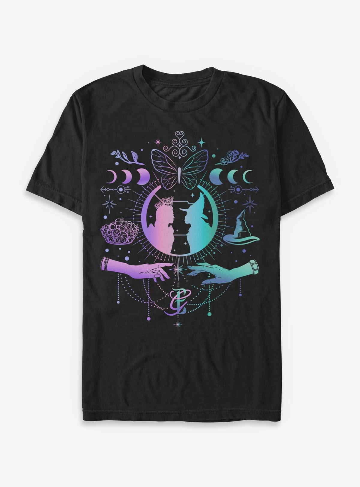 Wicked For Good Glinda Elphaba Moon Stars T-Shirt Hot Topic Exclusive