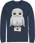 Men S Deathly Hallows Anime Hedwig Mail Tops Long Sleeve Tee Shirt T Shirt US Trend