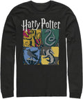Men S Deathly Hallows All Houses Tops Long Sleeve Tee Shirt T Shirt US Trend