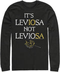 Men S Deathly Hallows Leviosa Tops Long Sleeve Tee Shirt T Shirt Premium Print
