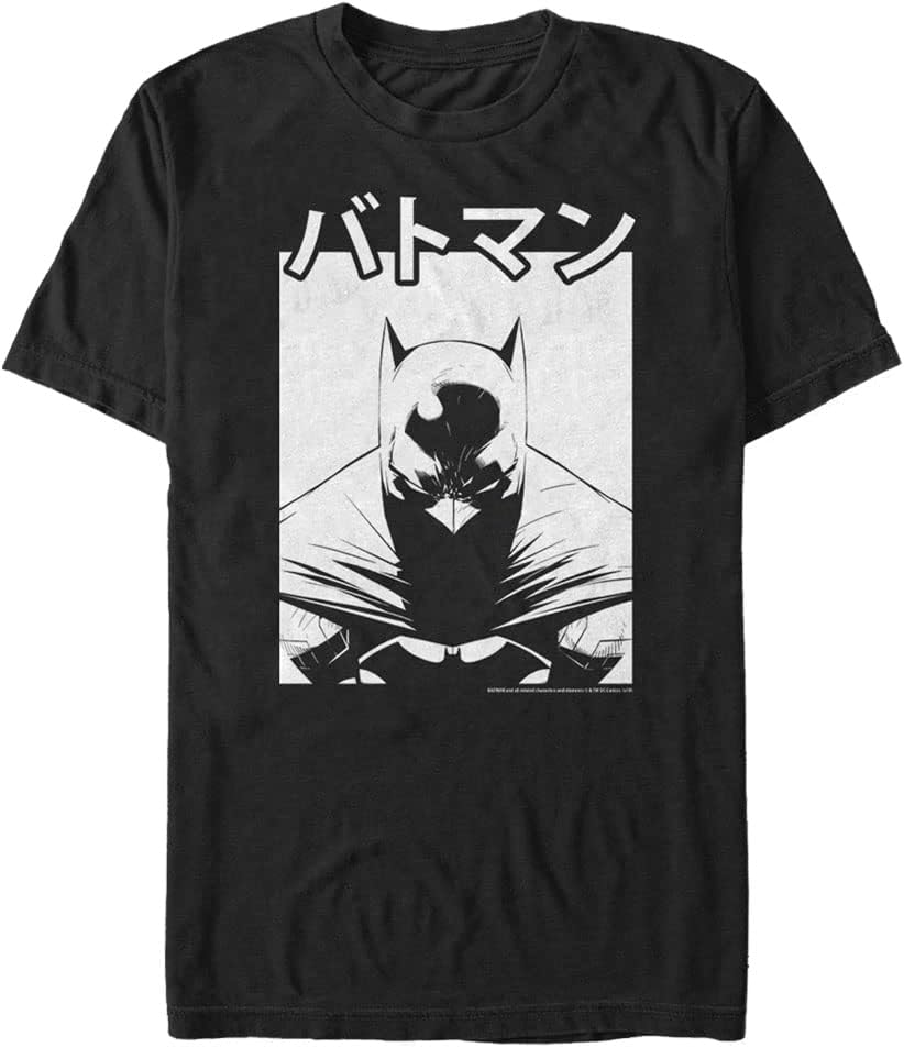 Brothers Big Tall Kanji Batman Men S Tops Short Sleeve Tee Shirt Black 4x Large T Shirt US Trend