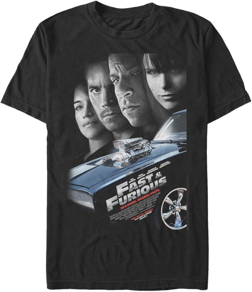 Fifth Sun Big Tall Furious Fast Poster Men S Tops Short Sleeve Tee Shirt T Shirt Premium Print