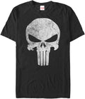Big Tall Classic Punisher Distresskull Men S Tops Short Sleeve Tee Shirt T Shirt US Trend