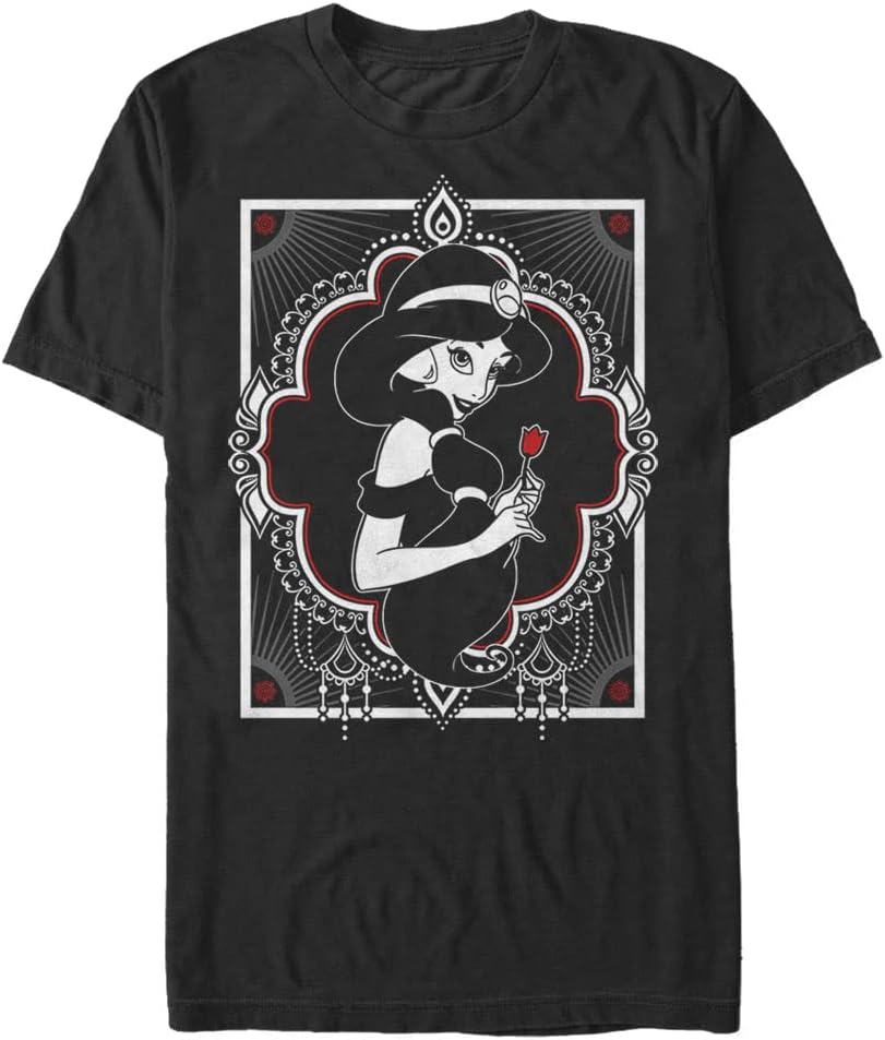 Big Tall Princess Bw Jasmine Men S Tops Short Sleeve Tee Shirt T Shirt Premium Print