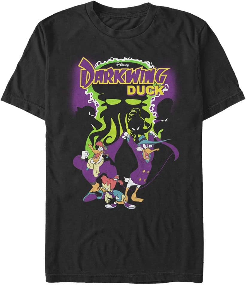 Big Tall Darkwing Duck Dangerous Men S Tops Short Sleeve Tee Shirt T Shirt Everyday Wear