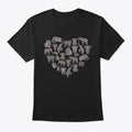 ELEPHANTS HEART | Premium Unisex T-Shirt, Trending Graphic Tee