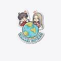 Travel to eat stickers