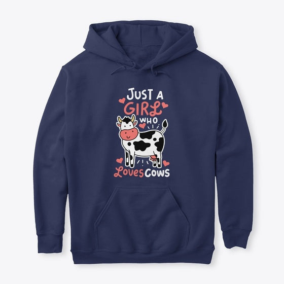 Just A Girl Who Loves Cows | Premium Unisex T-Shirt, Trending Graphic Tee