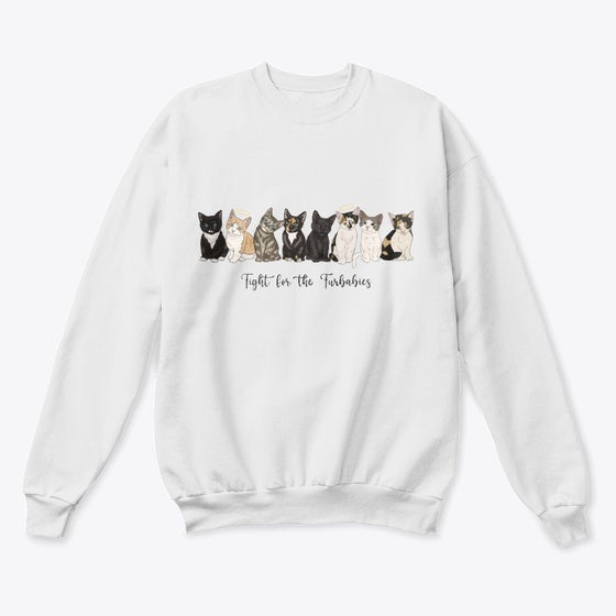 Fight for the Furbabies Crewneck | Premium Unisex T-Shirt, Trending Graphic Tee