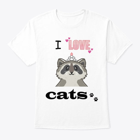 I Love Cats | Premium Unisex T-Shirt, Trending Graphic Tee