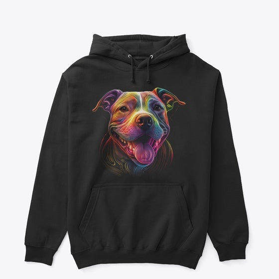 Happy Pit Bull Smiling | Premium Unisex T-Shirt, Trending Graphic Tee