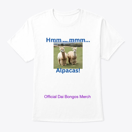 Hmm Alpacas | Premium Unisex T-Shirt, Trending Graphic Tee