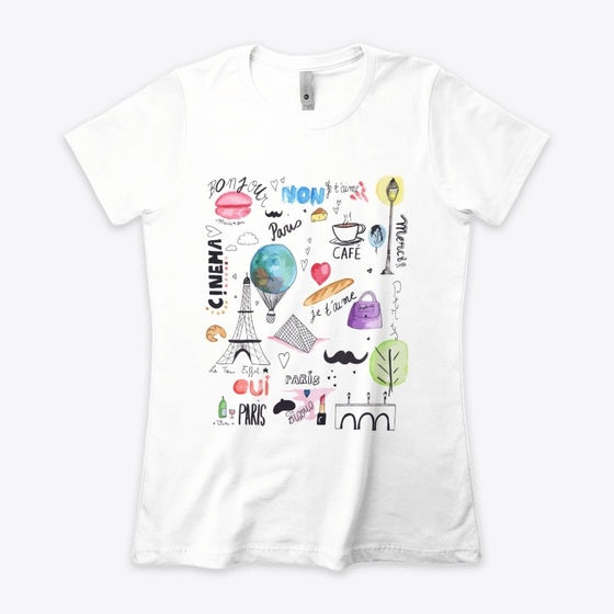 Francophile Scene | Premium Unisex T-Shirt, Trending Graphic Tee