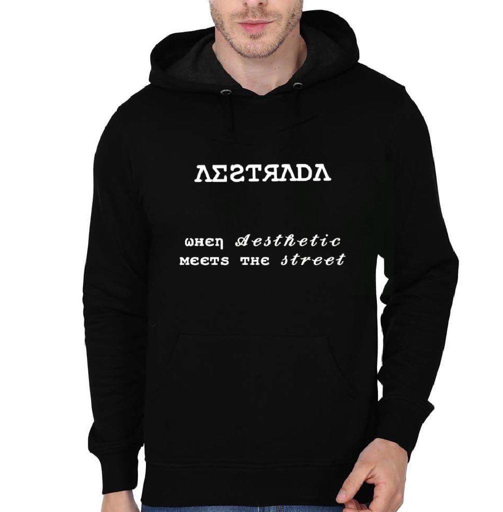 When Aesthetic Meets The Street Black Hoodie