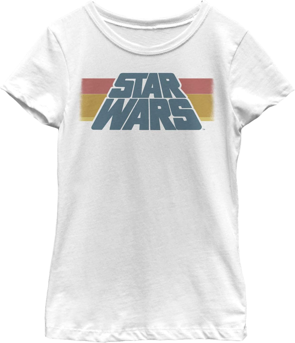 Girl S Distressed Horizontal Stripe Logo Apparel US Trend