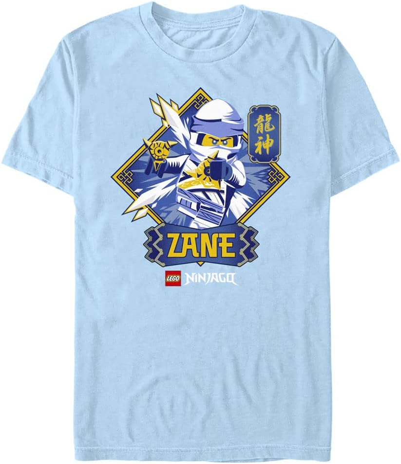 Fifth Sun Lego Ninjago Zane Badge Young Men S Short Sleeve Tee Shirt T Shirt Clean Design