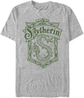 Brothers Sorcerer S Stone Slytherin Crest Men Tops Short Sleeve Tee Shirt T Shirt Clean Design