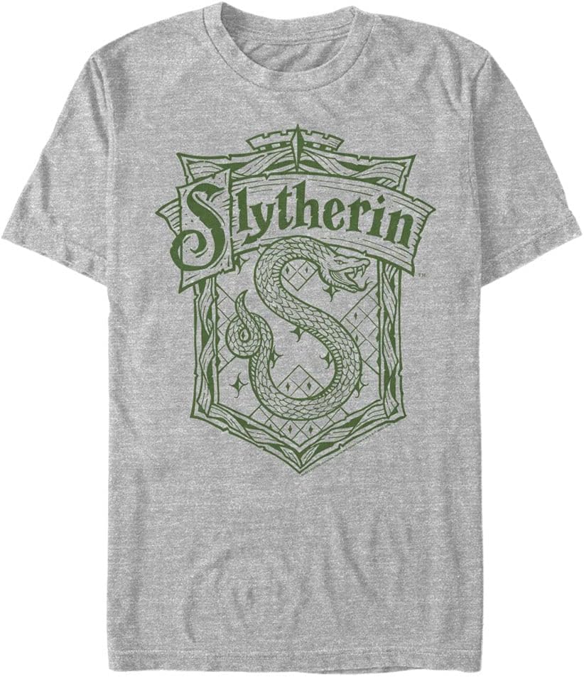 Brothers Sorcerer S Stone Slytherin Crest Men Tops Short Sleeve Tee Shirt T Shirt Clean Design