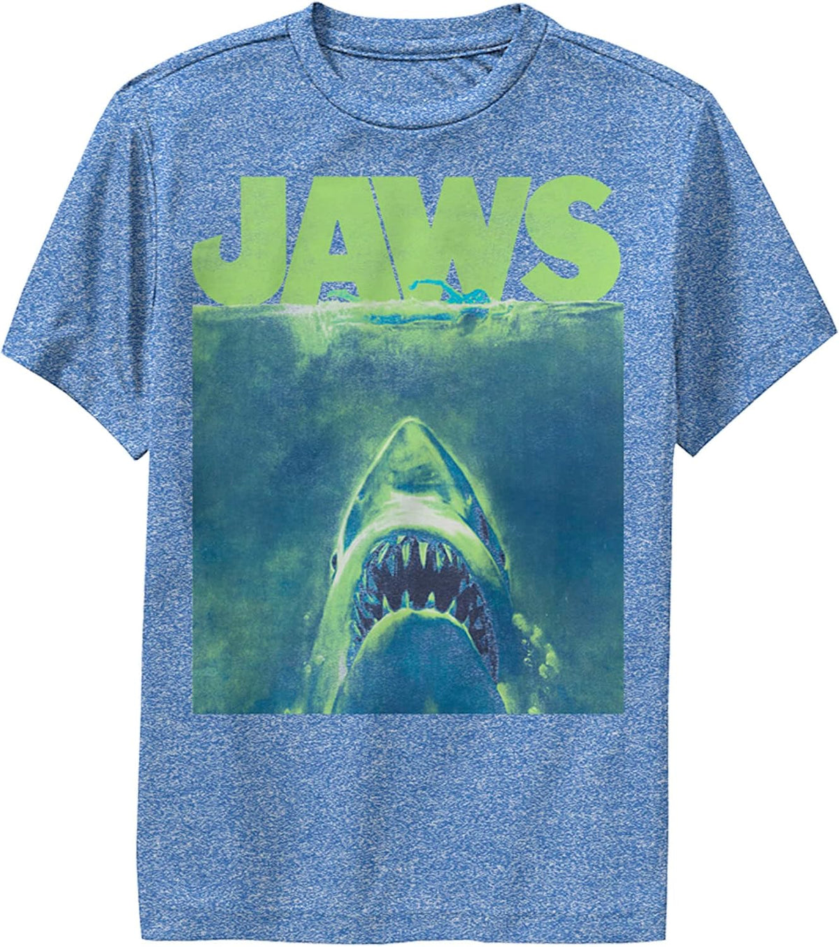 Shark Attack Neon Poster Shirt for Kids 45