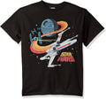 Boys Big Colorful Contrails X Wing Death Graphic Tee T Shirt Everyday Wear