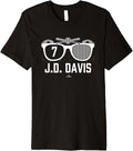 American Glasses J D Davis Oakland Baseball MLBPA Premium