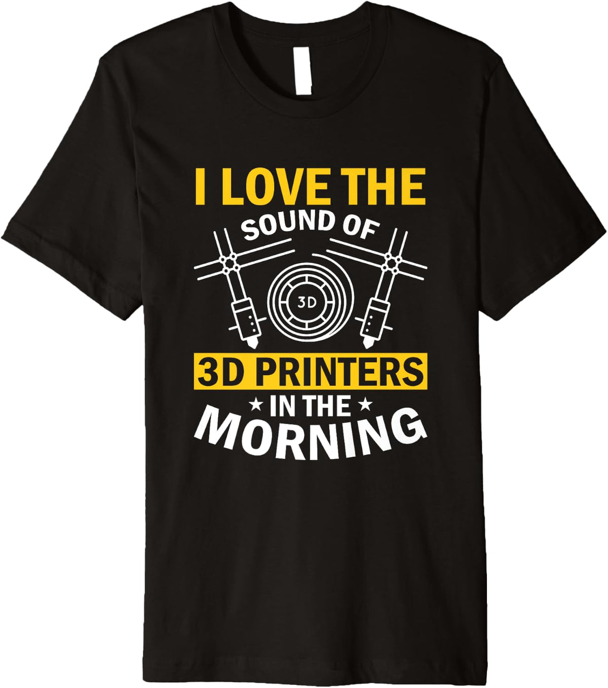 3d Printing Printer Premium Apparel Clean Design 3