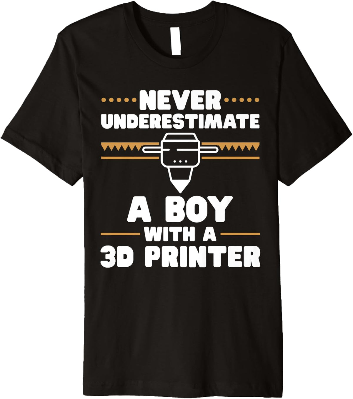 3d Printer Printing Premium Apparel Minimal Style