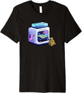 Futuristic 3d Printer With Money Design Printing Premium Apparel Minimal Style