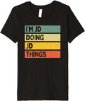 I m Jd Doing Things Funny Personalized Quote Premium