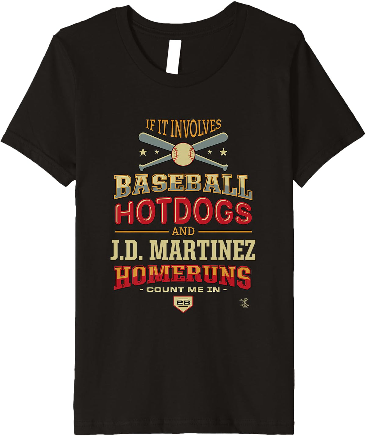 J D Martinez If It Involves Baseball Hotdogs Gameday Premium