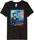 JD Vance 2028 for President Retro Campaign 8 Bit Funny Premium