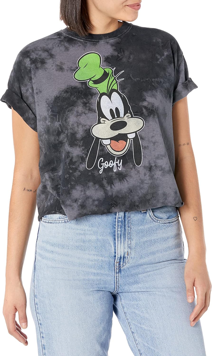 Characters Goofy Big Face Women S Fast Fashion Short Sleeve Tee Shirt T Shirt Minimal Style