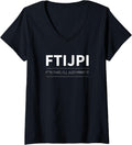 Ftijpi 3d Printing Printer Funny Joke Parody Print Pla Petg V Neck Apparel Gift Ready