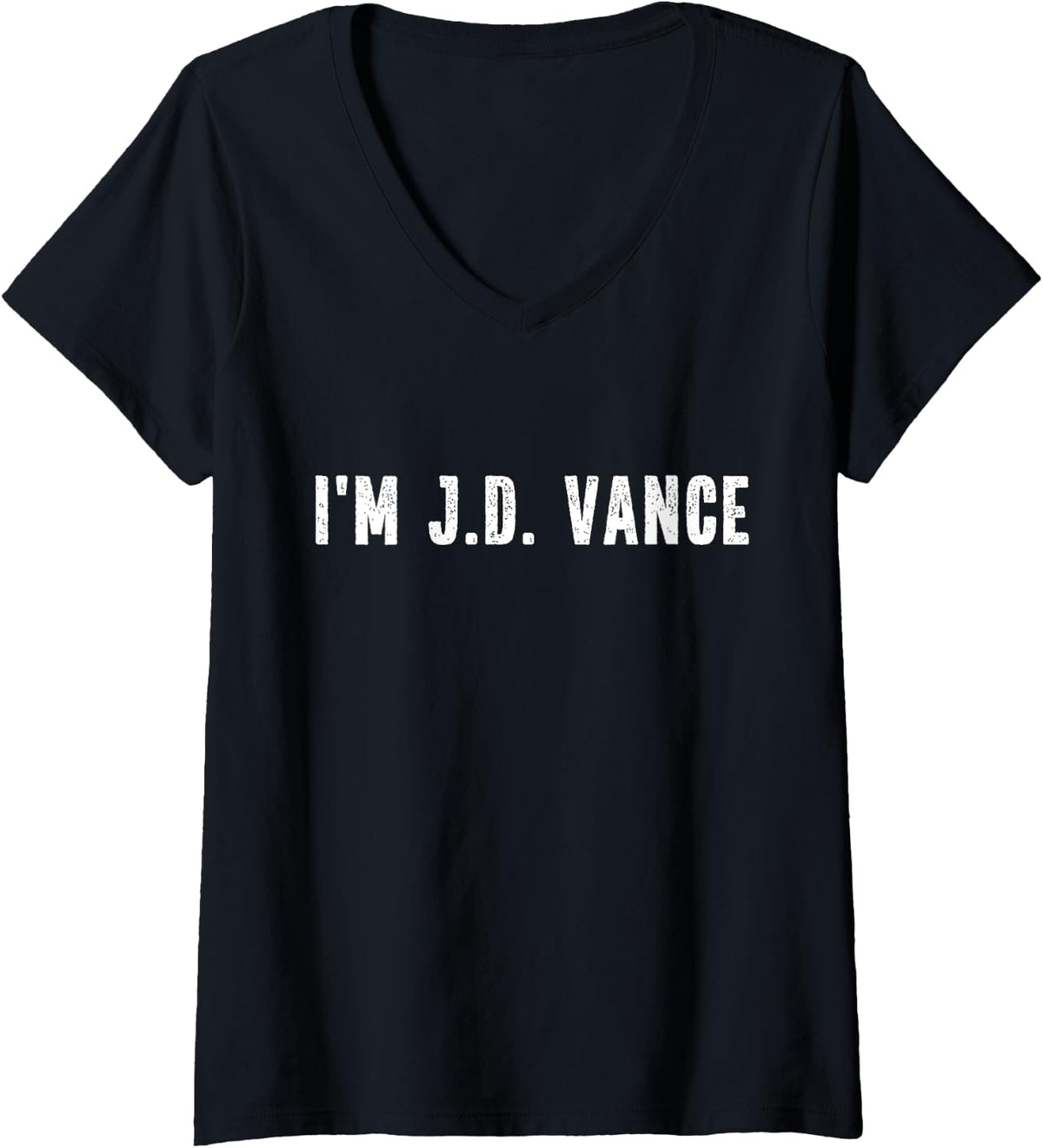 Womens I m JD Vance Halloween Costume Party Trick or Treat V Neck