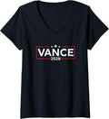 Womens Vance 2028 President Election Campaign US Flag Vintage V 2