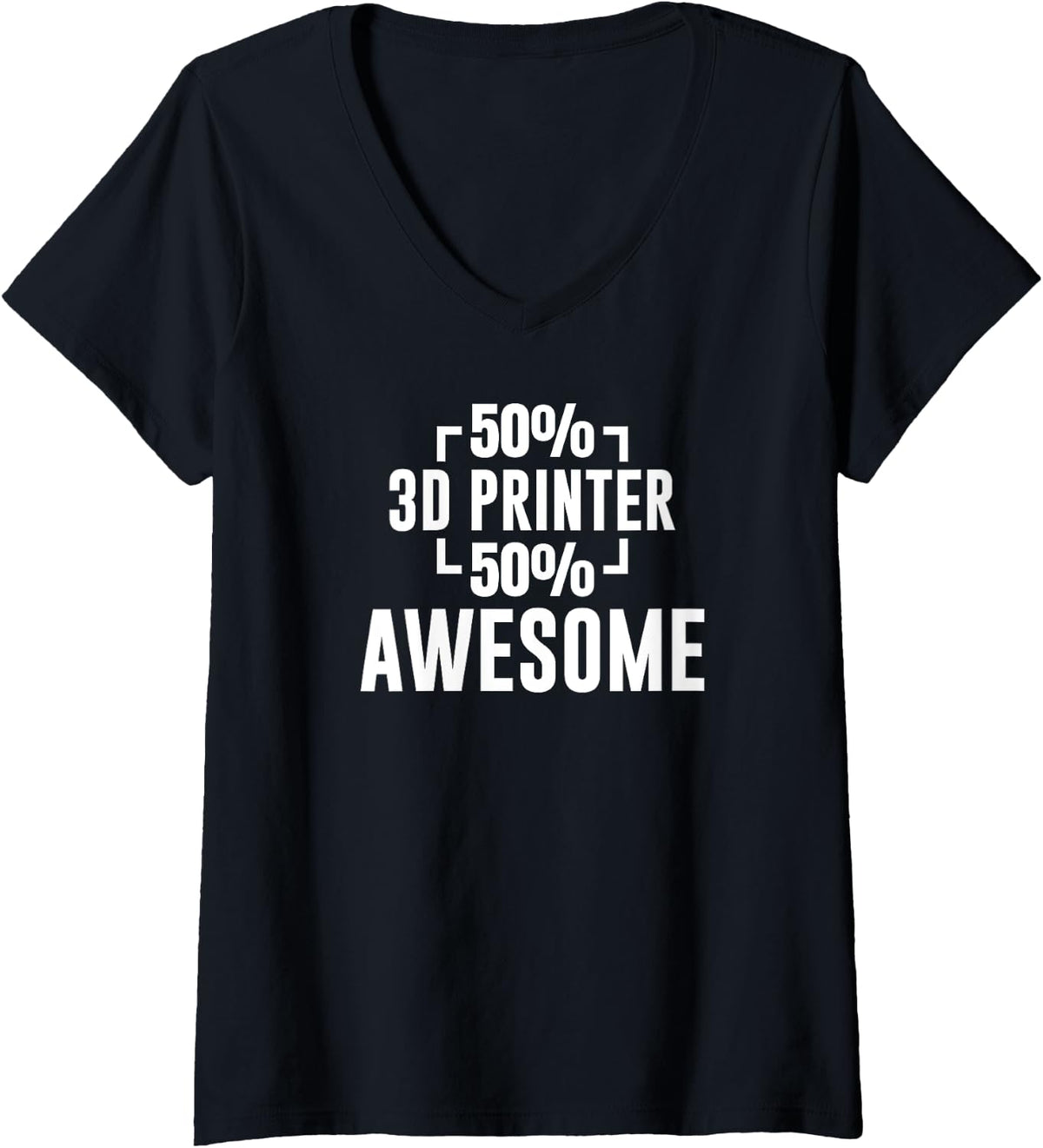 Womens 3d Printer Hobby Funny Printing Lover V Neck Apparel Premium Print