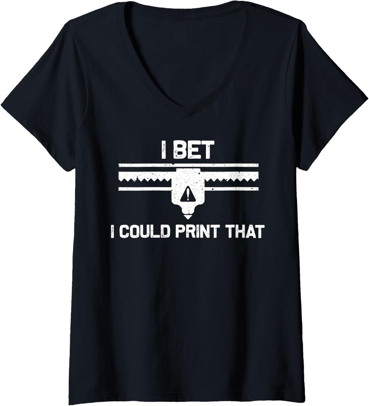 Womens Cool 3d Printing For Men Women Printer Lovers Print Geeks V Neck Apparel Clean Design 3