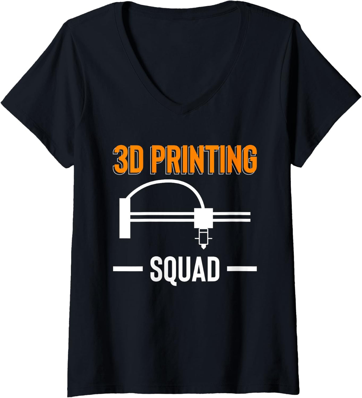 Womens 3d Printing Squad Printer V Neck Apparel Everyday Wear