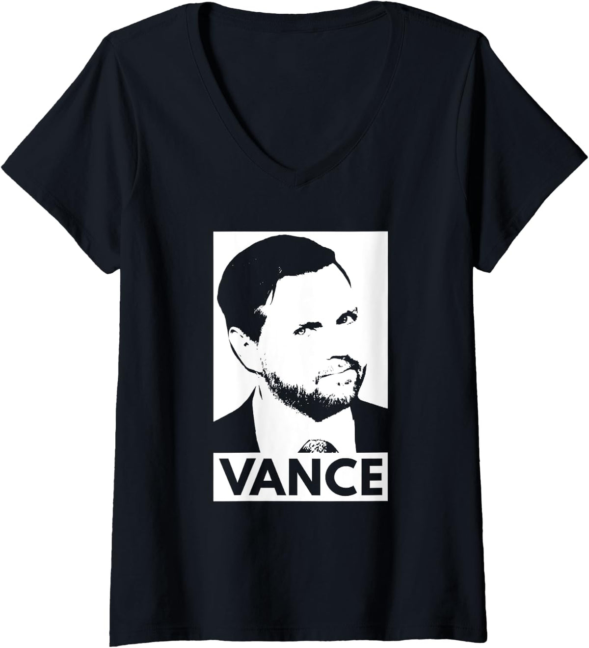 Womens JD Vance 2028 Glance Inauguration 2025 VP President V Neck
