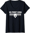 Womens Cool 3d Printing For Men Dad Printer Lovers Print Geeks V Neck Apparel Minimal Style