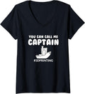 Benchy Captain Funny Humor 3d Printing Enthusiast V Neck Apparel Clean Design