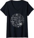 Womens 3d Printing For Printers And Additive Manufacturing Fans V Neck Apparel Clean Design