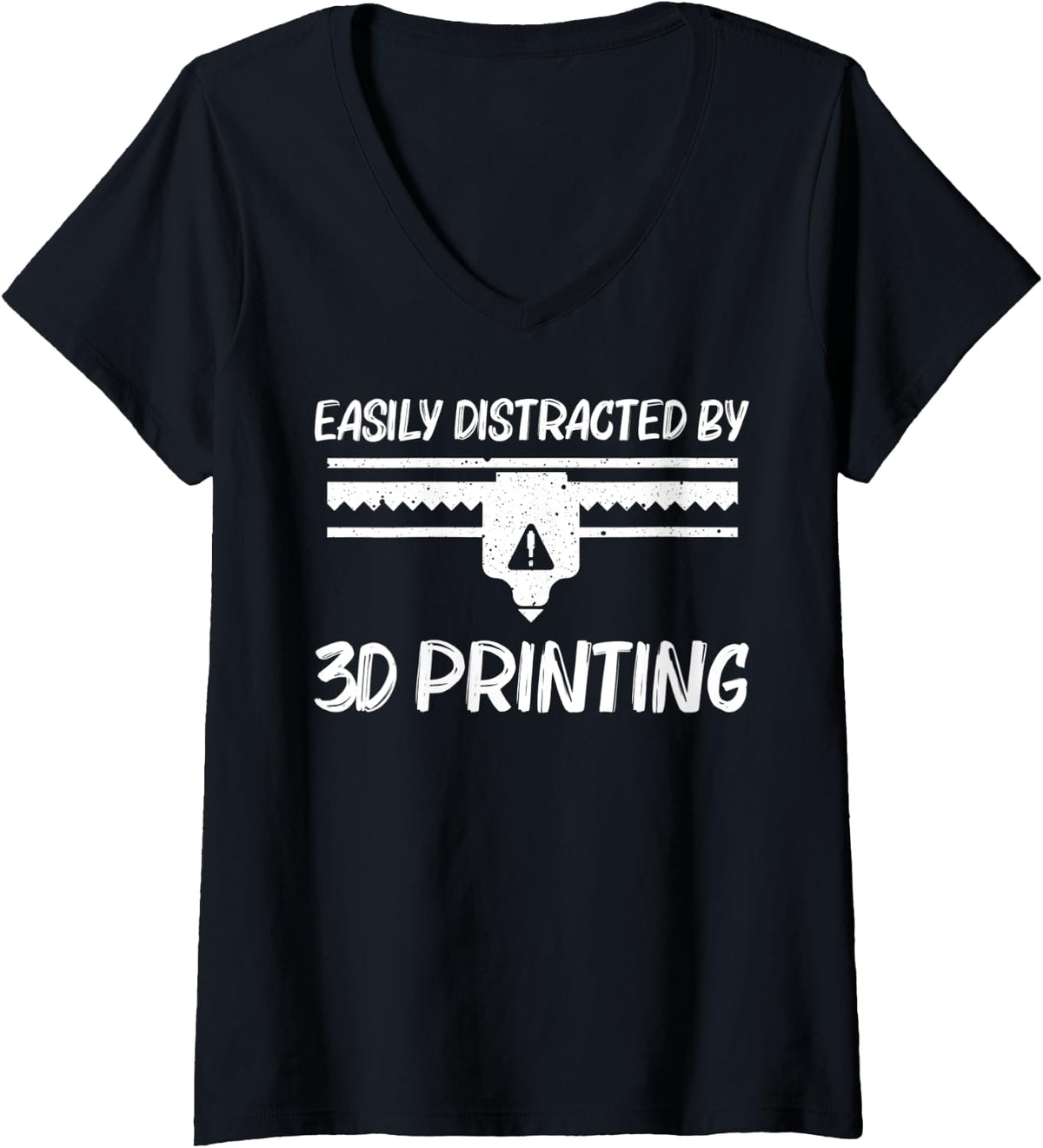 Womens Cool 3d Printing For Men Women Printer Lovers Print Geeks V Neck Apparel Clean Design 4