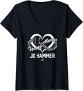 Womens Always And Forever JD Hammer Prospect Baseball Fan Gear V Neck