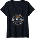 Womens I Love The Smell Of Hot Plastic In Morning 3d Printing V Neck Apparel Clean Design